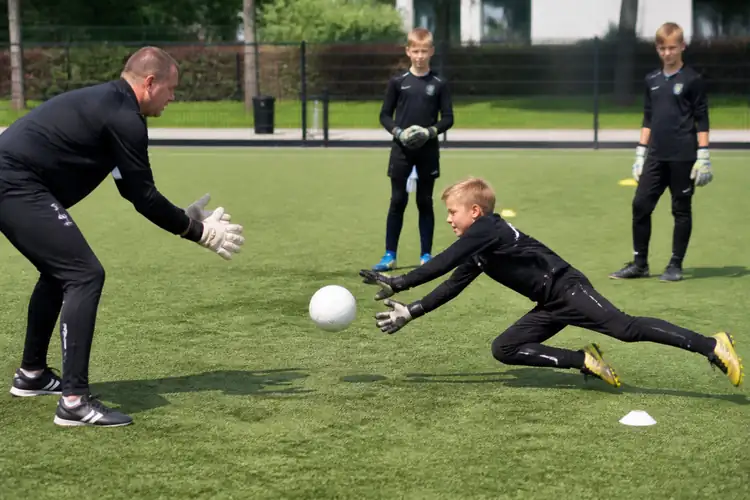 Keeperstraining voor jonge keepers